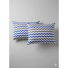 Voddi 2 Adet Desenli 50X70 cm Yastık Kılıfı Fermuarlı %70PAMUK