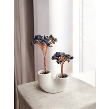 Lapis Lazuli Odaklanma & Kaygı Taşı – Dekoratif Doğal Taş Ağaç