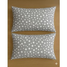 Voddi 2 Adet Desenli 50X70 cm Yastık Kılıfı Fermuarlı %70PAMUK