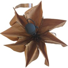 Rubenis Rüzgarlı Hava Dayanıklı Bej Şemsiye, 8 Tel, Şık ve Hafif Tasarım