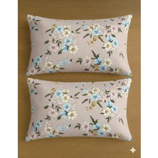 Voddi 2 Adet Desenli 50X70 cm Yastık Kılıfı Fermuarlı %70PAMUK