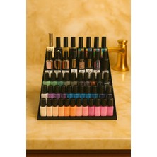 Pratik ve Şık Oje Organizeri Standı, Çoklu Bölmeli Saklama Çözümü