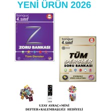 Tonguç Akademi Yayınları Tonguç 4. Sınıf Fijital ve Zoru Tüm Dersler Soru Bankası 2 Kitap (Uzay A+Mini D+Kalem