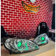 META FORZA OTOMOTİV Civic Far Vtec2 Takım Bluetooth Şeytan Göz Mercek 2004-2006UYUMLU