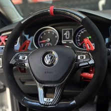 Stilix Garage Golf 7 Jetta Passat Tiguan Polo Araca Özel Dikmeli Direksiyon Kılıfı
