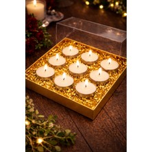 Tealight Mum Seti Kokusuz Beyaz | 9’lu