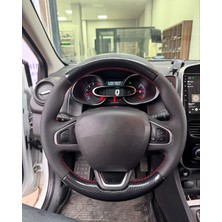 Stilix Garage Clio 4 Faz 2 Araca Özel Direksiyon Kılıfı Uyumlu Açıklamayı Okuyunuz