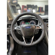 Stilix Garage Ford Mondeo 2013-2016 Uyumlu Araca Özel Deri Direksiyon Kılıfı