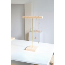 Ahşap Takı Organizeri, Kolye ve Bileklik Standı, Şık ve Pratik Düzenleme