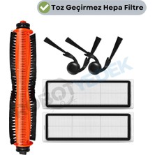 robotyedek Xiaomi Vacuum 5 & Vacuum 5 Pro Uyumlu  Yedek Fırça Hepa Filtre Mop Seti-5 Parça