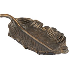 NuN Studio Dekoratif Polyester Küçük Yaprak Füme