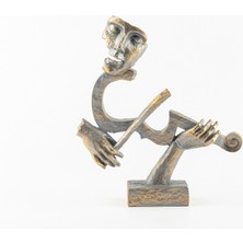 NuN Studio Çello Müzisyen Biblo Füme