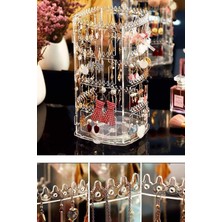 360° Dönebilen Takı Düzenleyici Organizeri Toka ve Küpe Standı