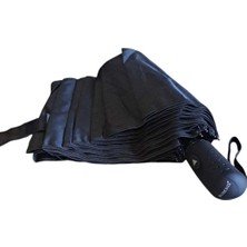 Rubenis Şemsiye, 8 Tel, Yarı Otomatik, Siyah, Lüks, Dayanıklı ve Şık Tasarım