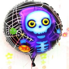 Pazarcan Halloween Iskelet Hayalet Folyo Bn 18 Inç
