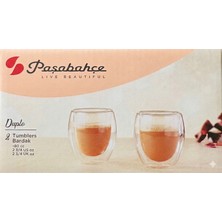 Paşabahçe Duplo Çift Cidarlı 80 ml 2'li Espresso Bardağı