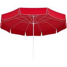 PremiumPort Büyük 1x1 Plaj Şemsiyesi, 200CM Çap, 10 Tell, Su Geçirmez Kumaş