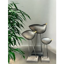 NuN Studio Kaideli Üçlü Kuş Biblo