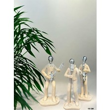 NuN Studio Müzisyen Üçlü Biblo