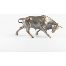 NuN Studio Polyester Boğa Biblo Füme