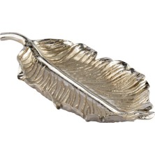 NuN Studio Dekoratif Polyester Küçük Yaprak Gümüş