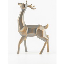 NuN Studio Kubik Geyik Biblo Füme