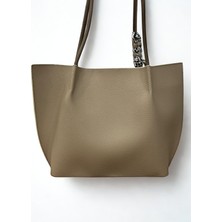 A.N Bags Fularlı & Yavrulu Askılı Omuz Çantası