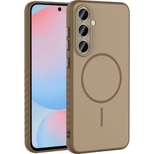 Cepustik Telefon Aksesuarları Galaxy S25 Fe Kılıf M-Safe Şarj Özellikli Tea Kılıf