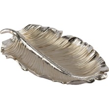 NuN Studio Dekoratif Büyük Yaprak Gümüş