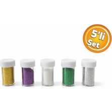 Hobiflex Hobi Epoksi Reçine Toz Sim Renkli Set 5'li Paket 75 Gram