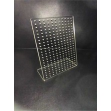 Şeffaf Pleksi Küpe Standı, Takı Sergileme ve Düzenleme Rafı