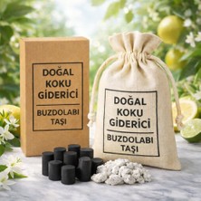 Buzdolabı Doğal Koku Giderici Ve Radyasyon Önleyici Yeniden Kullanılabilir Zeolit Taşı-Aktif Karbon Taşı