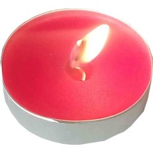 Pazarcan Tea Lights Kırmızı Mum 5 Li 1 Paket