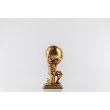 NuN Studio Kitaplı Dünya Figürlü Adam Altın