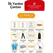 Nadom 12 Parça İlk Yardım Çantası Seti Acil Durum ve İlk Yardım Seti