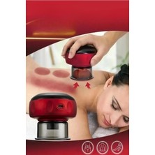 PremiumPort Vakumlu Elektrikli Hacamat ve Masaj Kupa Seti, Işık Isıtmalı Anti Selülit