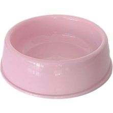 Pazarcan Kedi Köpek Plastik ve Su Kabı 20 cm - 200 ml Pembe