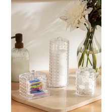 Pratik ve Şık 3'lü Makyaj Organizeri Seti, Düzenli Kullanım Kolaylığı Sağlar