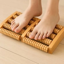 10 Silindirli Ahşap Ayak Masaj Aleti