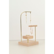 Şık Takı Düzenleyici, Küpe, Bileklik ve Yüzük Saklama Standı