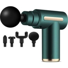 PremiumPort Yeşil Şarjlı Masaj Topu, Rahatlatıcı ve Taşınabilir Erişim