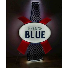Saturno78 Kronenbourg Blanc Neon LED Işıklı Duvar Dekoru