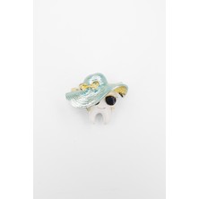 Stella Fortis Şapkalı Diş Figürlü Şık Kadın Broş - Canlı Renkler | Diş Doktorlarına Özel