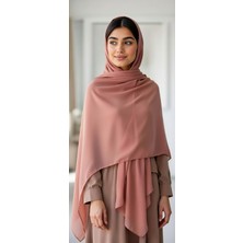 Moda Nur Modanur Şifon Kumaş, Kahve Renk . Ölçü 1.92*73 cm