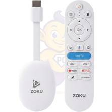 Zoku Z50 Android Tv Stick | Sesli Kumanda | Chromecast Built-In | Akıllı Tv Dönüştürücü