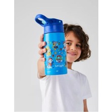 Smiggle Paw Patrol Desenli Mavi Çelik Paslanmaz Suluk / Matara
