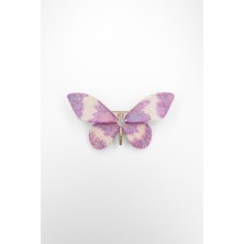 Stella Fortis Işıltılı Kelebek Figürlü Taş Işlemeli Kadın Broş | Canlı Renkler 🦋