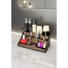 Ahşap Çok Amaçlı Makyaj ve Kozmetik Düzenleyici Organizer