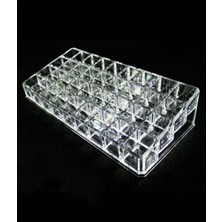 Şeffaf 36 Delikli Çok Amaçlı Akrilik Stand Organizer