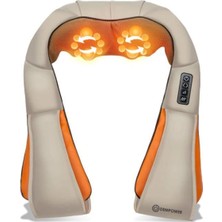 PremiumPort Kollu Isıtmalı Boyun Masaj Yastığı, El Eklem Detaylı, Rahatlatıcı Tasarım
